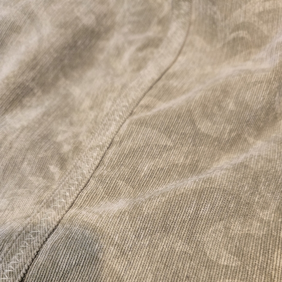 Chicos Celedon Green Ruffle Jacket M Open Front - Picture 4 of 6